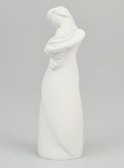 Estatua moderna de la Virgen con el Niño - 12 cm