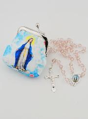 Rosario de la Virgen Milagrosa y su bolsita