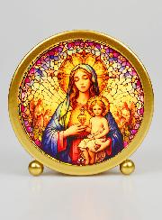 Ícono luminoso - Virgen con el Niño