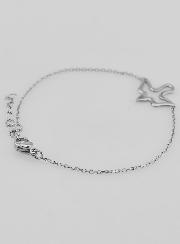 Pulsera del Espíritu Santo - Acero Inoxidable Plateado