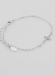 Pulsera con Cruz Religiosa - Plata de Ley