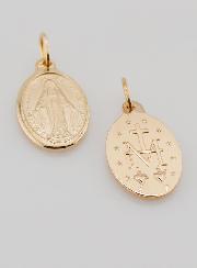 Medalla Milagrosa bañada en oro - 17 mm