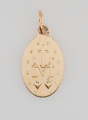 Medalla Milagrosa bañada en oro - 17 mm