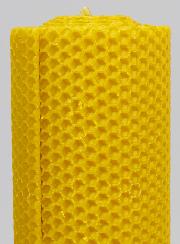 Vela decorativa 100 % cera de abeja - 15 x 6 cm