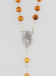 Rosario de la Medalla Milagrosa de madera