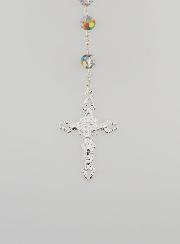 Rosario de la Medalla Milagrosa en plata de ley 925 y cristal