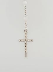 Rosario de la Medalla Milagrosa y Cuentas Blancas