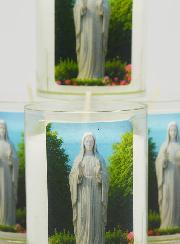 4 velones de Nuestra Señora de los Pobres