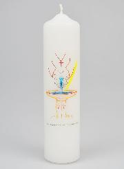 Vela de Bautismo para Adultos - 20 cm