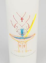 Vela de Bautismo para Adultos - 20 cm