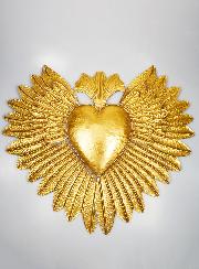 Exvoto gigante de metal para pared - 81 cm