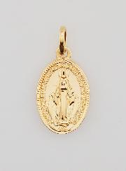 Medalla Milagrosa bañada en oro - 18 mm