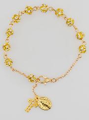 Pulsera Decenario con Medalla Milagrosa y Cruz