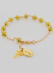 Pulsera Decenario con Medalla Milagrosa y Cruz