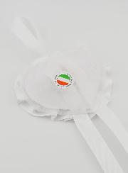 Regalo de Bautizo - Medalla de Cuna con Corazón y Ángel de la Guarda