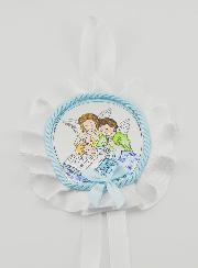 Regalo de Bautismo - Medalla de Cuna con Ángel de la Guarda