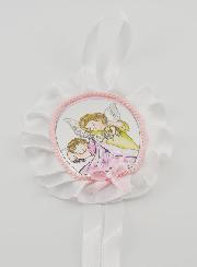 Regalo de Bautismo - Medalla de Cuna de Ángel con Linterna