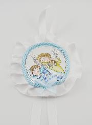 Regalo de Bautismo - Medalla de Cuna de Ángel con Linterna