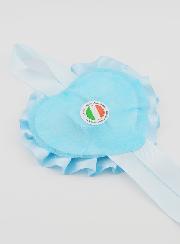 Regalo de Bautismo - Medalla de Cuna con Corazón - Ángel Linterna