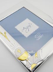 Regalo de Bautizo - Marco de Fotos con Espigas de Trigo