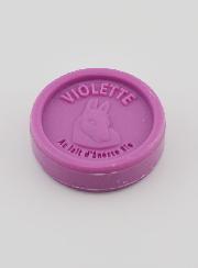 Jabón orgánico de leche de burra y violeta - 25 g