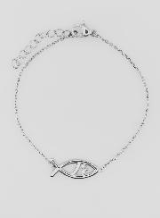 Pulsera Religiosa Ichtus - Plata de Ley 925