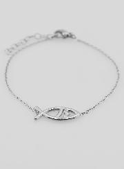 Pulsera Religiosa Ichtus - Plata de Ley 925