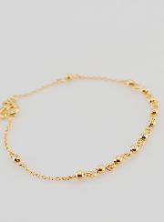 Pulsera con Cruz Religiosa - Bañada en Oro