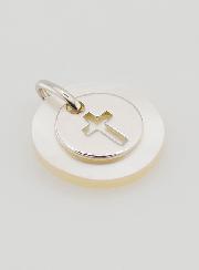 Medalla de ficha de Plata y Nácar - Cruz