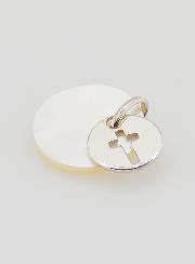 Medalla de ficha de Plata y Nácar - Cruz