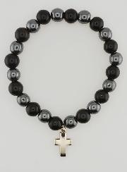 Pulsera de Piedras Naturales - Hematita y Obsidiana Dorada