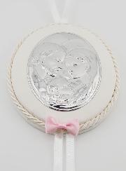 Regalo de Bautizo para Niña - Medalla de Cuna de la Sagrada Familia