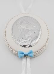 Regalo de Bautizo para Niño - Medalla de la Virgen con el Niño