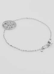 Pulsera religiosa de acero inoxidable - Medalla de Cristograma