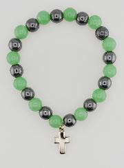 Pulsera en Piedras Naturales de Hematita y Aventurina