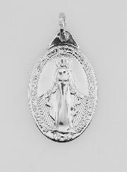 Medalha Milagrosa em Prata - 23mm
