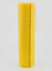 Vela decorativa de cera de abeja - 20 cm