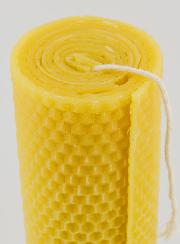 Vela decorativa de cera de abeja - 20 cm