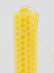 Vela decorativa de cera de abejas - 20 cm