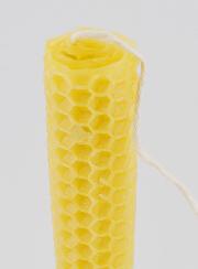 Vela decorativa de cera de abejas - 20 cm