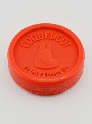 Jabón orgánico de leche de burra y amapola - 100 g