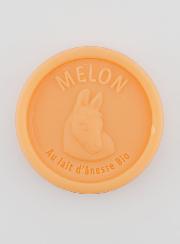 Jabón orgánico de leche de burra y melón - 100 g