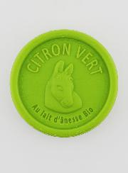 Jabón orgánico de leche de burra y lima - 100 g