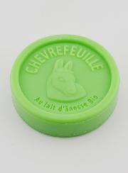 Jabón orgánico de leche de burra y madreselva - 100 g