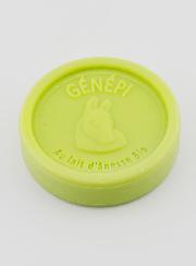 Jabón orgánico de leche de burra y genepi - 100 g