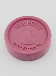 Jabón orgánico de leche de burra y pachulí - 100 g