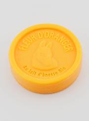 Jabón orgánico de leche de burra y flor de naranja - 100 g