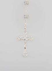 Rosario de la Virgen Milagrosa con Cuentas de Diamantes de Imitación