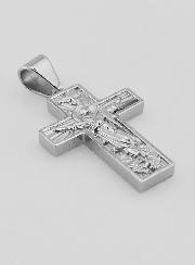 Cruz de peregrino en acero inoxidable - 35 mm