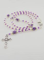 Rosario de la Virgen María - Morado